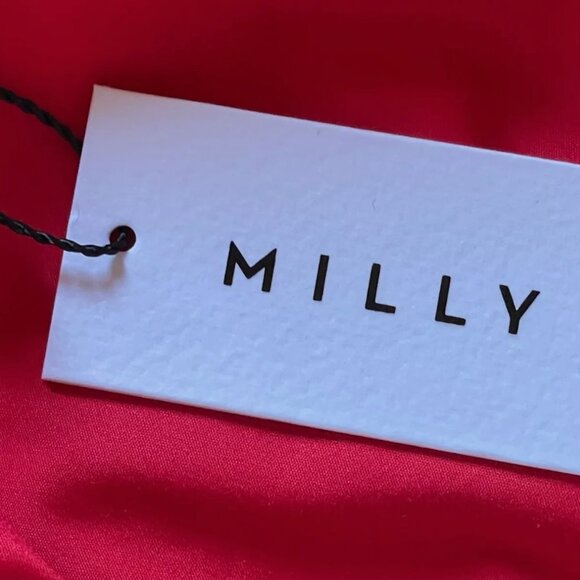 Fairytale top! Romantic red Milly off the shoulder, NWT, XS - Picture 7 of 9